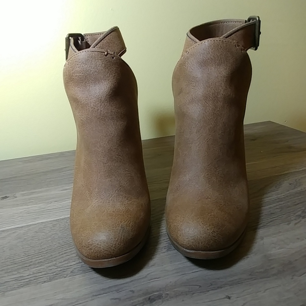 Cognac Ankle Boots - Picture 6 of 6